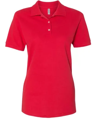 Jerzees 443W Women's Easy Care Double Mesh Ringspu True Red