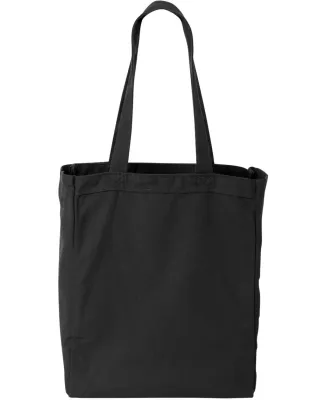 Liberty Bags 8861 10 Ounce Gusseted Cotton Canvas  BLACK