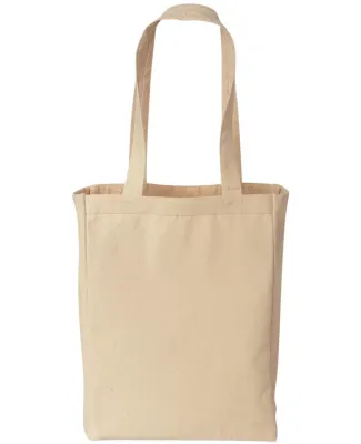 Liberty Bags 8861 10 Ounce Gusseted Cotton Canvas  NATURAL