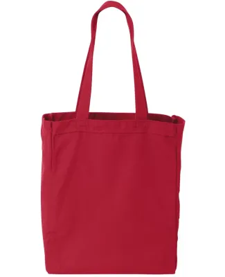 Liberty Bags 8861 10 Ounce Gusseted Cotton Canvas  RED