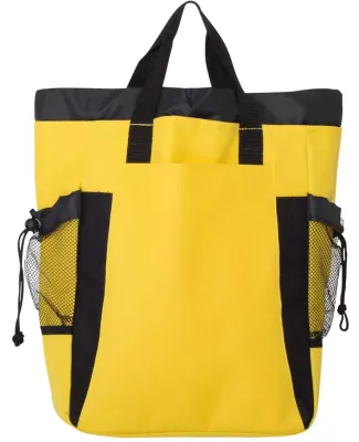 Liberty Bags 7291 New York Backpack Tote YELLOW/ BLACK