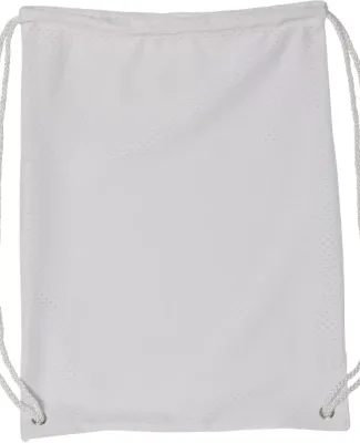 Liberty Bags 8895 Jersey Mesh Drawstring Backpack WHITE