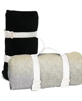 Liberty Bags 8820 Alpine Fleece Blanket Strap WHITE