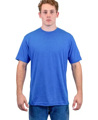 Tultex 241 Unisex Ultra Blend Poly-Rich Tee Heather Royal