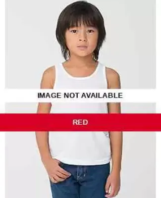 American Apparel BB108W Toddler Poly-Cotton Tank Red