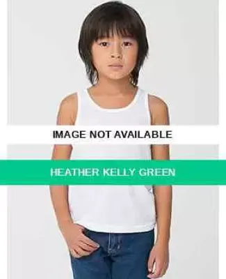 American Apparel BB108W Toddler Poly-Cotton Tank Heather Kelly Green