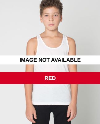 American Apparel BB208W Youth Poly-Cotton Tank Red