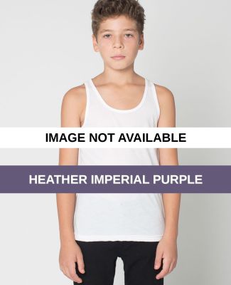 American Apparel BB208W Youth Poly-Cotton Tank Heather Imperial Purple