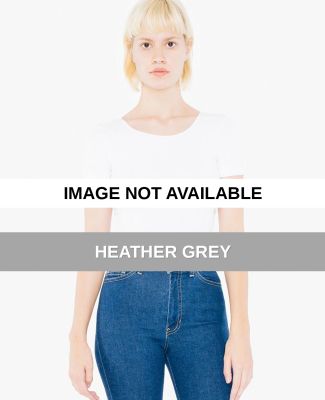 American Apparel SA8380W Ladies' Cotton Spandex Sh Heather Grey