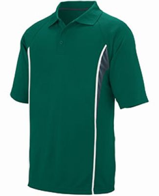 Augusta Sportswear 5023 Rival Sport Shirt DK GRN/ SLT / WH