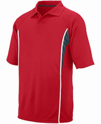 Augusta Sportswear 5023 Rival Sport Shirt RED/ SLATE/ WHT