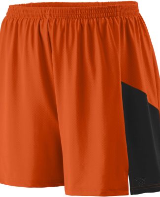 Augusta Sportswear 335 Sprint Short in Orange/ black