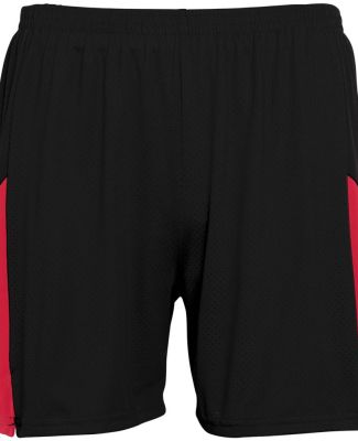 Augusta Sportswear 335 Sprint Short in Black/ red
