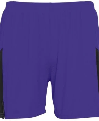 Augusta Sportswear 335 Sprint Short in Purple/ black