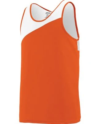 Augusta Sportswear 353 Youth Accelerate Jersey in Orange/ white