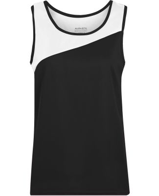 Augusta Sportswear 354 Women's Accelerate Jersey in Black/ white