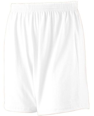 Augusta Sportswear 991 Youth Jersey Knit Short in White