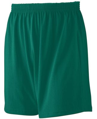 Augusta Sportswear 991 Youth Jersey Knit Short in Dark green