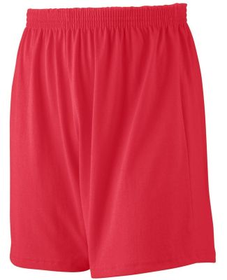 Augusta Sportswear 991 Youth Jersey Knit Short in Red