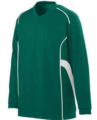 Augusta Sportswear 1085 Winning Streak Long Sleeve DARK GREEN/ WHT