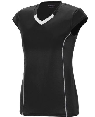 Augusta Sportswear 1218 Women's Blash Jersey in Black/ white