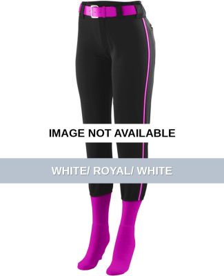 Augusta Sportswear 1248 Women's Low Rise Collegiat White/ Royal/ White