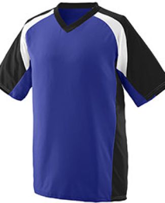 Augusta Sportswear 1535 Nitro Jersey in Purple/ black/ white