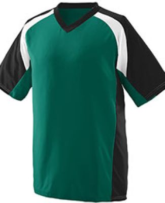 Augusta Sportswear 1535 Nitro Jersey in Dark green/ black/ white