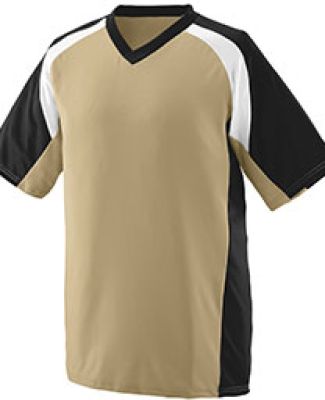 Augusta Sportswear 1535 Nitro Jersey in Vegas gold/ black/ white