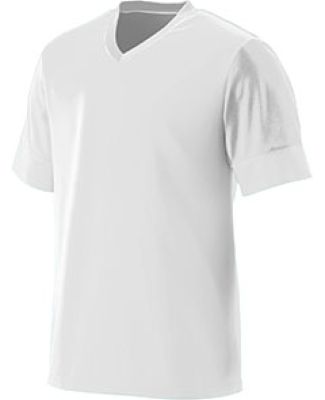 Augusta Sportswear 1601 Youth Lightning Jersey in White/ white