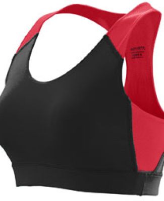Augusta Sportswear 2418 Girls' All Sport Sports Br Black/ Red
