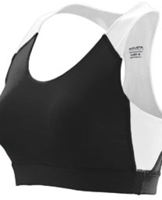 Augusta Sportswear 2418 Girls' All Sport Sports Br Black/ White