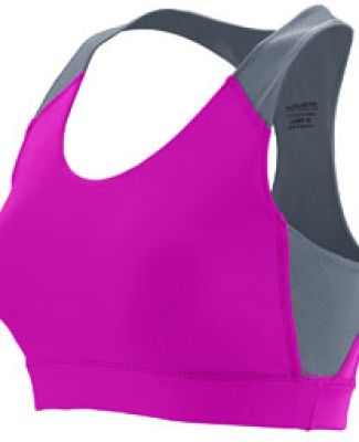Augusta Sportswear 2418 Girls' All Sport Sports Br Power Pink/ Graphite
