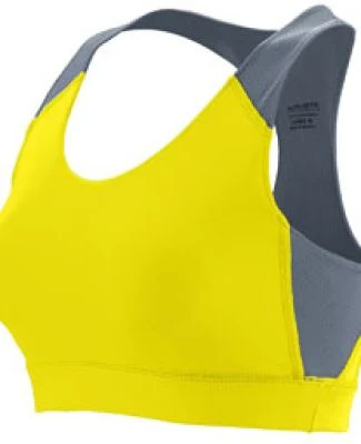 Augusta Sportswear 2418 Girls' All Sport Sports Br Power Yellow/ Graphite