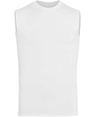 Augusta Sportswear 2602 Hyperform Sleeveless Compr in White