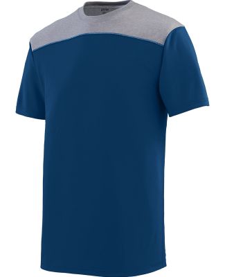 Augusta Sportswear 3056 Youth Challenge T-Shirt NAVY/ GRAPH HTHR