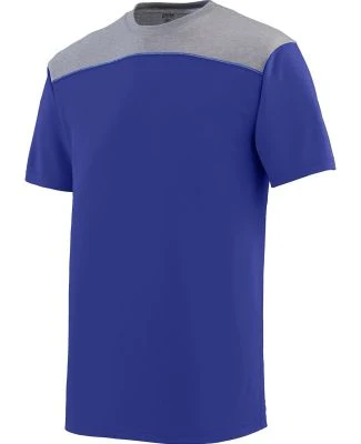 Augusta Sportswear 3056 Youth Challenge T-Shirt PURPLE/ GRPH HTH