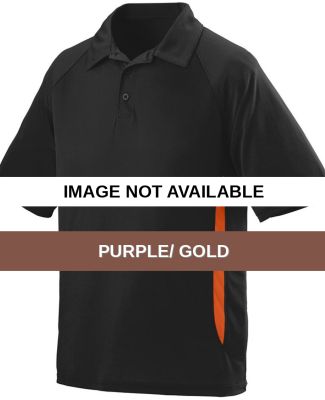 Augusta Sportswear 5005 Mission Sport Shirt Purple/ Gold