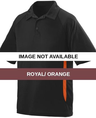 Augusta Sportswear 5005 Mission Sport Shirt Royal/ Orange