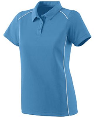 Augusta Sportswear 5092 Ladies' Winning Streak Spo in Columbia blue/ white