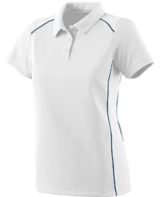 Augusta Sportswear 5092 Ladies' Winning Streak Spo in White/ navy