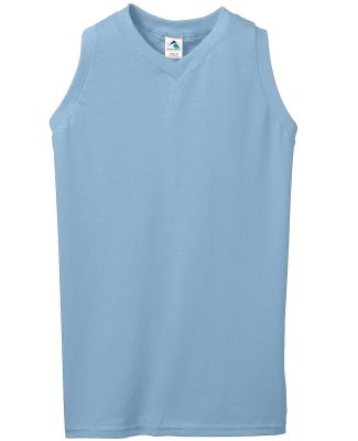 Augusta Sportswear 556 Women's Sleeveless V-Neck J in Light blue