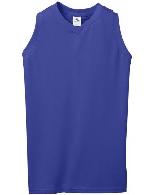 Augusta Sportswear 556 Women's Sleeveless V-Neck J in Purple