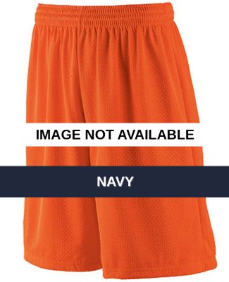 Augusta Sportswear 849 Youth Long Tricot Mesh Shor Navy