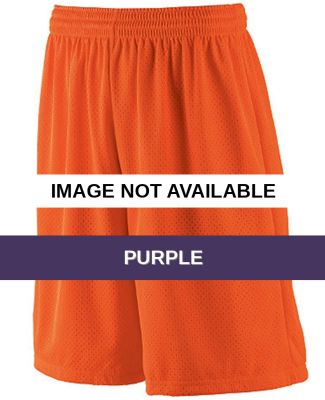 Augusta Sportswear 849 Youth Long Tricot Mesh Shor Purple