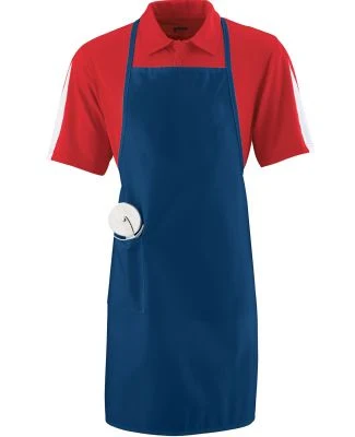 Augusta Sportswear 2070 Long Apron with Pockets NAVY