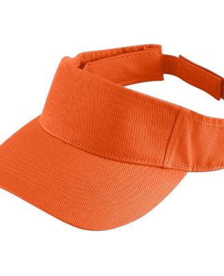 Augusta Sportswear 6225 Sport Twill Visor in Orange