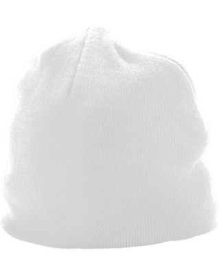 Augusta Sportswear 6815 Knit Beanie in White
