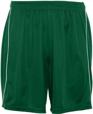 Augusta Sportswear 460 Wicking Soccer Short with P in Dark green/ white