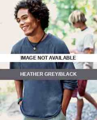 HY127 Hyp 5.3 oz. Nashville Heather Long-Sleeve Ba Heather Grey/Black